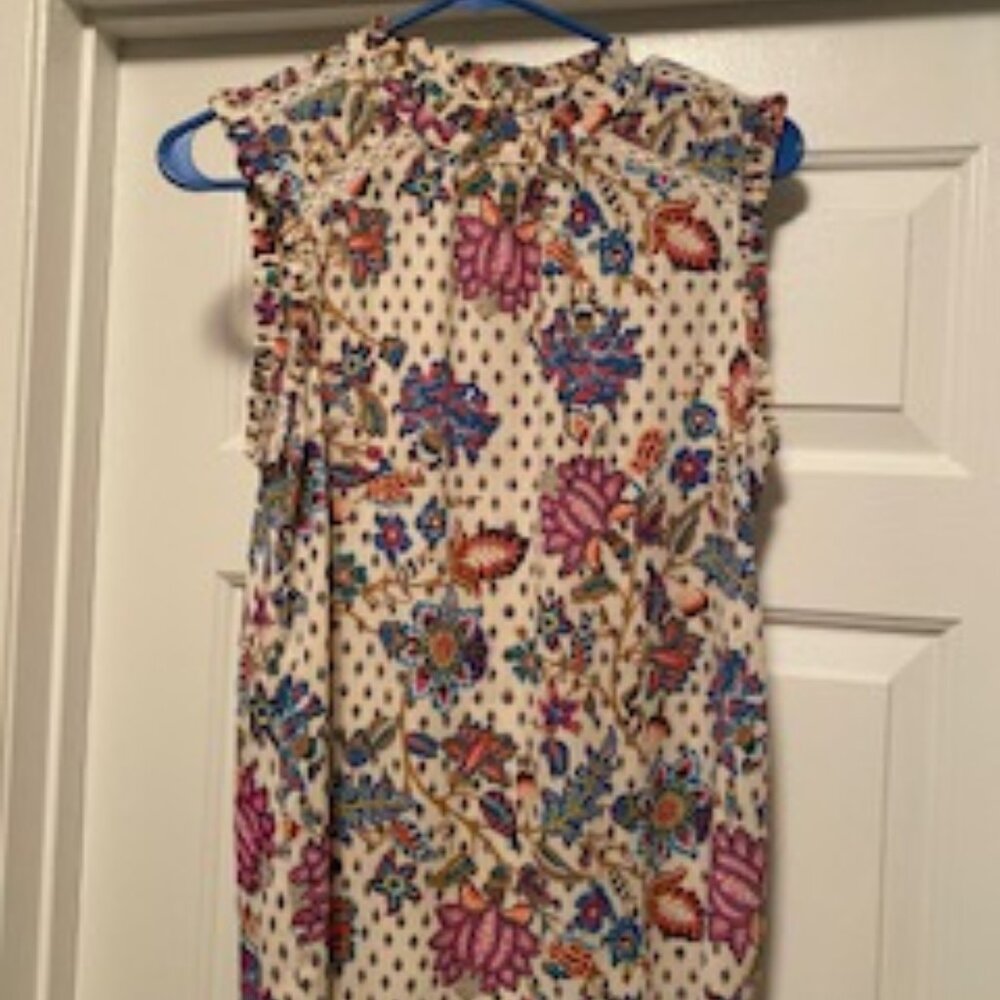 LOFT Women's Top, size small, multi-color, sleeveless